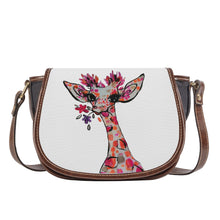 Load image into Gallery viewer, Ti Amo I love you - Exclusive Brand - Concrete - Giraffe- Saddle Bag
