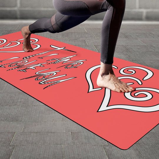 Ti Amo I love you - Exclusive Brand - Persimmon - Yoga Mat