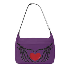 Load image into Gallery viewer, Ti Amo I love you - Exclusive Brand - Bossanova 2 - Skeleton Heart Hands  -  Journey Computer Shoulder Bag
