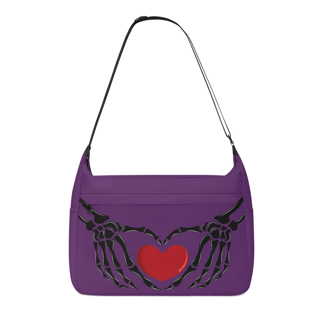 Ti Amo I love you - Exclusive Brand - Bossanova 2 - Skeleton Heart Hands  -  Journey Computer Shoulder Bag