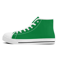 Load image into Gallery viewer, Ti Amo I love you - Exclusive Brand - Fun Green - High-Top Canvas - White Soles
