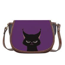 Load image into Gallery viewer, Ti Amo I love you - Exclusive Brand - Bossanova 2 - Black Cat - Saddle Bag
