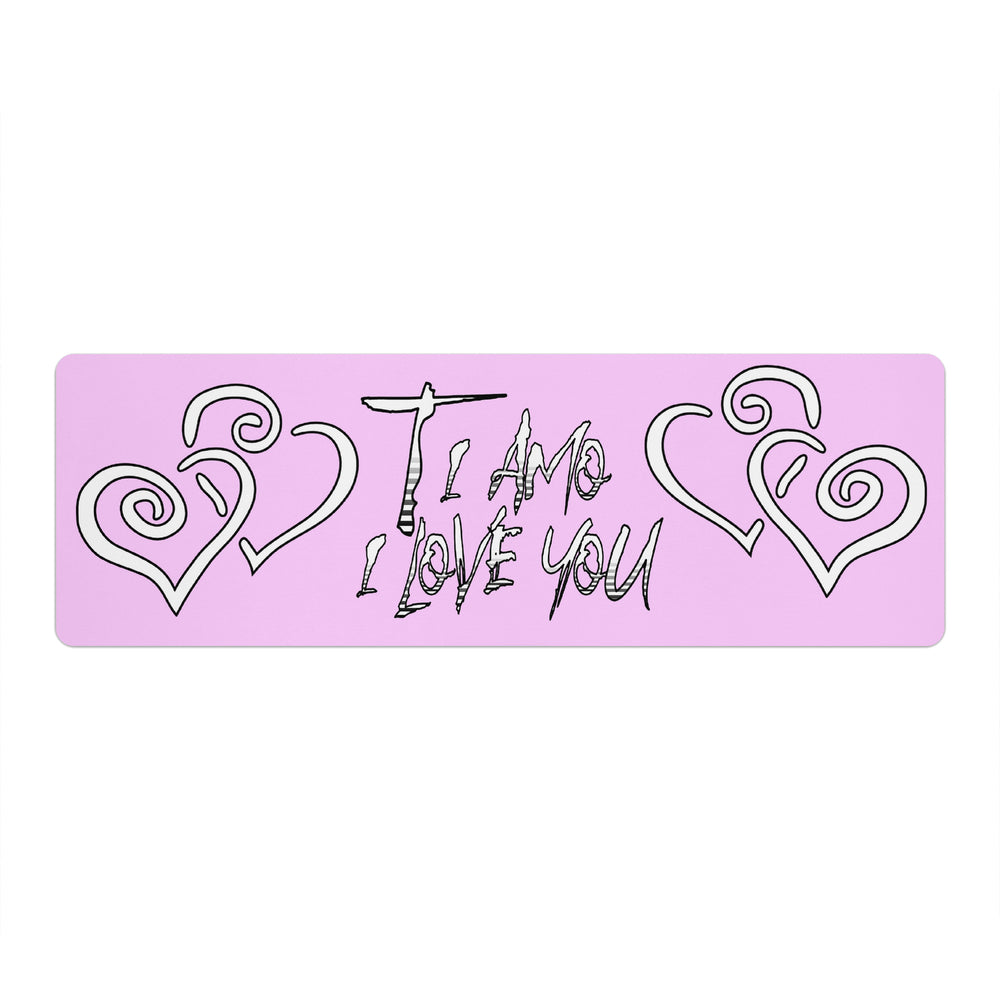 Ti Amo I love you - Exclusive Brand - Pastel Sugar Chic- Yoga Mat
