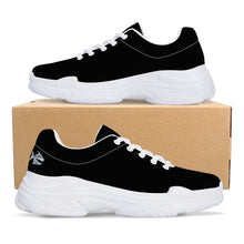 Load image into Gallery viewer, Ti Amo I love you - Exclusive Brand - Black - Angry Fish - Chunky Sneakers - White Soles
