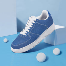 Load image into Gallery viewer, Ti Amo I love you - Exclusive Brand - Forever in Blue Jeans - Love Baseball Heart -Low Top Unisex Sneakers
