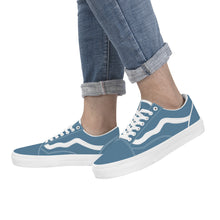 Load image into Gallery viewer, Ti Amo I love you - Exclusive Brand - Grayish Blue - Low Top Flat Sneaker
