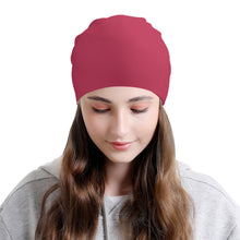 Load image into Gallery viewer, Ti Amo I love you - Exclusive Brand - Viva Magenta - Adult Knitted Beanie - Silk
