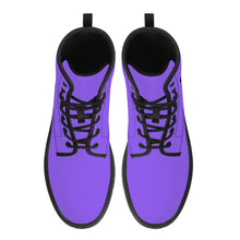 Load image into Gallery viewer, Ti Amo I love you - Exclusive Brand - Heliotrope 3 - Double Black Heart - Synthetic Leather Boots
