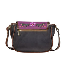 Load image into Gallery viewer, Ti Amo I love you - Exclusive Brand - Cannon Pink - Pink Floral -  Saddle Bag
