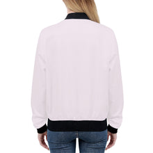 Load image into Gallery viewer, Ti Amo I love you - Exclusive Brand - Prim -  Double White Heart - Women&#39;s Bomber Jacket
