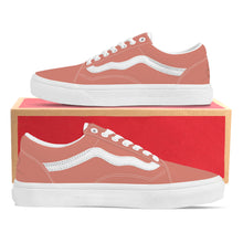 Load image into Gallery viewer, Ti Amo I love you - Exclusive Brand - Dark Peach - Low Top Flat Sneaker
