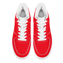 Load image into Gallery viewer, Ti Amo I love you - Exclusive Brand - Ferrari Red - Skeleton Hands with Heart - Low Top Unisex Sneakers
