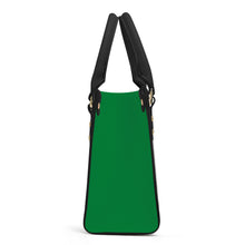 Load image into Gallery viewer, Ti Amo I love you - Exclusive Brand - Fun Green - Luxury Womens PU Tote Bag - Black Straps
