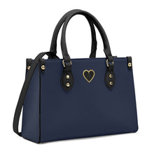 Load image into Gallery viewer, Ti Amo I love you - Exclusive Brand - Mirage - Luxury Womens PU Tote Bag - Black Straps
