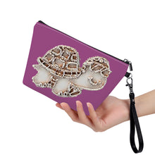 Load image into Gallery viewer, Ti Amo I love you - Exclusive Brand - Cannon Pink - Turtle - Sling Cosmetic Bag
