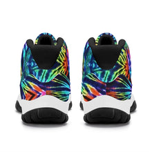 Load image into Gallery viewer, Ti Amo I love you - Exclusive Brand - Rainbow Tie-Dye Pattern - High Top Air Retro Sneakers - Black Laces
