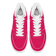 Load image into Gallery viewer, Ti Amo I love you - Exclusive Brand - Bright Hot Pink - Skeleton Hands with Heart - Low Top Unisex Sneakers
