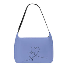 Load image into Gallery viewer, Ti Amo I love you - Exclusive Brand - Mood Mode - Double Script Heart - Journey Computer Shoulder Bag
