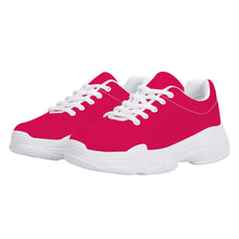 Load image into Gallery viewer, Ti Amo I love you - Exclusive Brand - Bright Hot Pink - Angry Fish - Chunky Sneakers - White Soles
