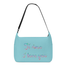 Load image into Gallery viewer, Ti Amo I love you - Exclusive Brand - Monte Carlo - Pastel Lettering -  Journey Computer Shoulder Bag
