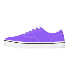 Load image into Gallery viewer, Ti Amo I love you - Exclusive Brand  - Heliotrope 3 - Double White Heart -  Skate Shoe - White Soles
