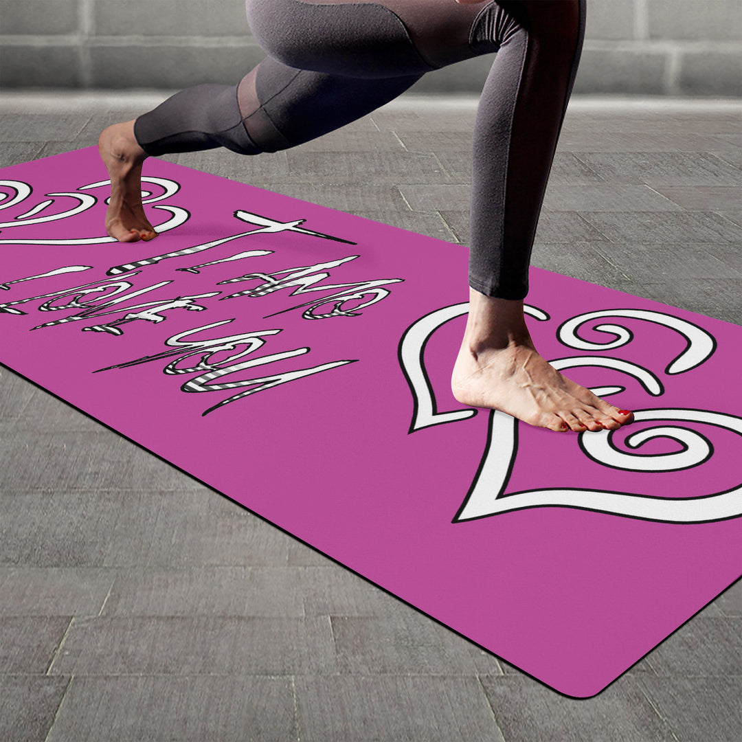 Ti Amo I love you - Exclusive Brand - Mulberry - Yoga Mat