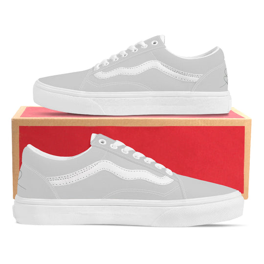 Ti Amo I love you - Exclusive Brand - Alto Gray - Low Top Flat Sneaker