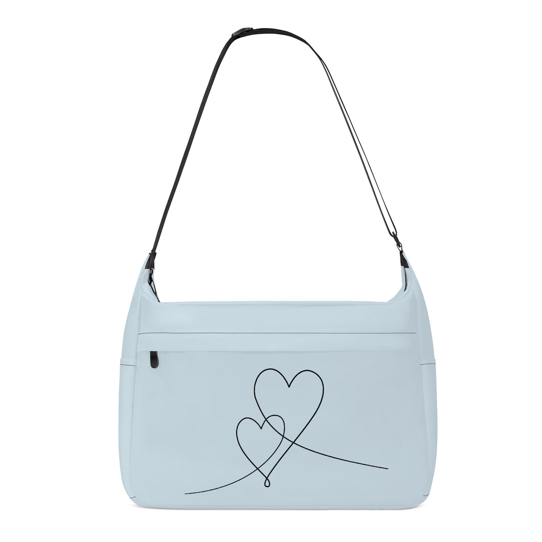 Ti Amo I love you - Exclusive Brand - Botticelli - Double Script Heart - Journey Computer Shoulder Bag