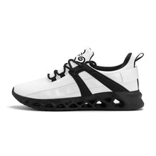 Load image into Gallery viewer, Ti Amo I love you - Exclusive Brand - White - Double Black Heart - New Elastic Sport Sneakers - Black Soles
