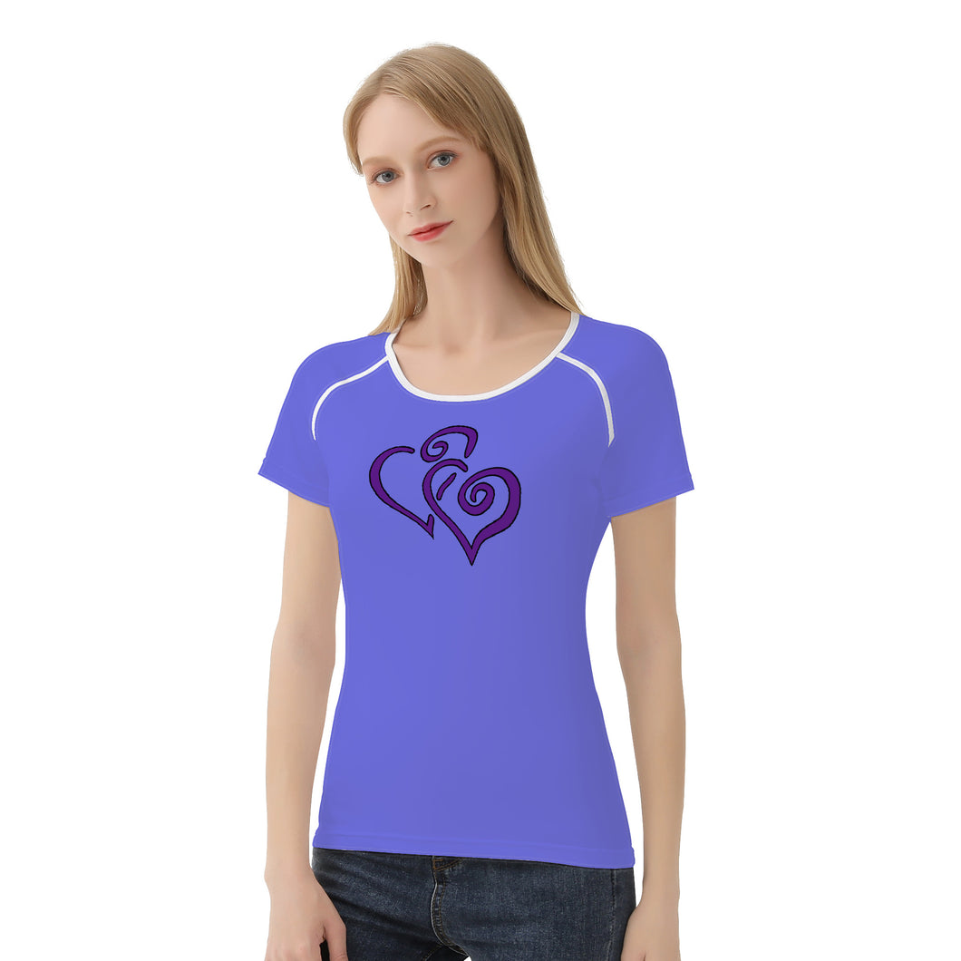 Ti Amo I love you - Exclusive Brand  - Medium Purple - Double Purple - Women's T shirt