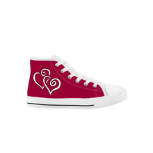 Load image into Gallery viewer, Ti Amo I love you - Exclusive Brand - Lifeline - Kids High Top Canvas Shoes
