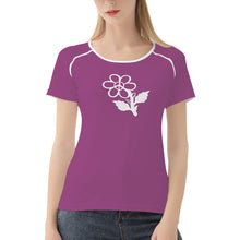 Load image into Gallery viewer, Ti Amo I love you - Exclusive Brand - Cannon Pink - White Daisy - Women&#39;s T shirt - Sizes XS-2XL
