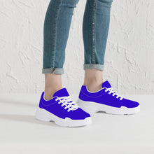 Load image into Gallery viewer, Ti Amo I love you - Exclusive Brand - Violet Blue - Angry Fish - Chunky Sneakers - White Soles
