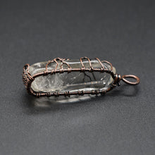 Load image into Gallery viewer, Stone Crystal Pillar Tree Of Life Pendant Fashion Necklace
