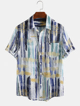 Load image into Gallery viewer, Mens Fashion Casual Print Hawaiian Shirt
