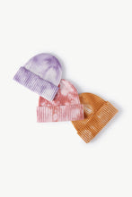 Load image into Gallery viewer, Tie-Dye Ribbed Cuffed Beanie
