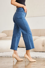 Load image into Gallery viewer, RFM Crop Chloe Full Size Tummy Control High Waist Raw Hem Jeans
