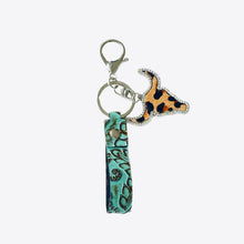 Load image into Gallery viewer, Rhinestone Bull Keychain
