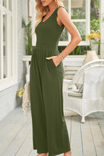 Load image into Gallery viewer, Full Size Scoop Neck Wide Strap Jumpsuit
