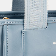 Load image into Gallery viewer, David Jones Small Handbag with Embossed Pattern Handles
