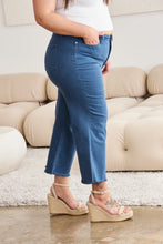 Load image into Gallery viewer, RFM Crop Chloe Full Size Tummy Control High Waist Raw Hem Jeans
