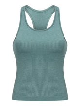 Load image into Gallery viewer, Round Neck Racerback Active Tank
