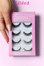 Load image into Gallery viewer, SO PINK BEAUTY Faux Mink Eyelashes Variety Pack 5 Pairs
