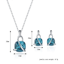 Load image into Gallery viewer, Bridal Two-piece Fashion Necklace And Earrings
