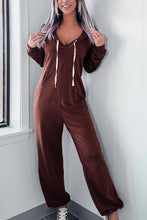 Load image into Gallery viewer, Full Size Drawstring Long Sleeve Jumpsuit
