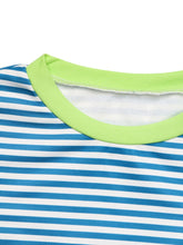 Load image into Gallery viewer, Perfee Striped Round Neck Long Sleeve Sweatshirt
