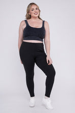 Load image into Gallery viewer, Plus Premium Cotton Full Length Leggings
