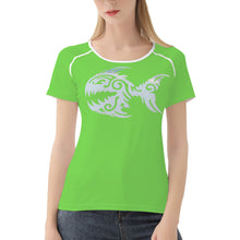 Load image into Gallery viewer, Ti Amo I love you - Exclusive Brand  - Pastel Green - Angry Fish - Women&#39;s T shirt
