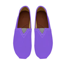 Load image into Gallery viewer, Ti Amo I love you - Exclusive Brand - Heliotrope 3 - Double White Heart -  Casual Flat Driving Shoe
