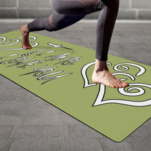 Load image into Gallery viewer, Ti Amo I love you - Exclusive Brand - Green Smoke - Yoga Mat
